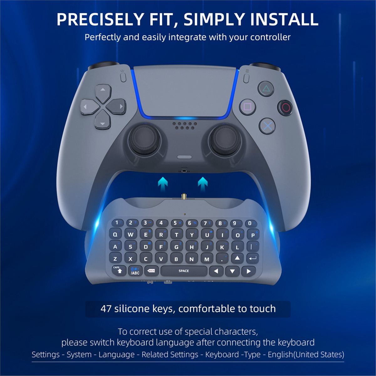 Gaming Keyboard Wireless - goodidea 3,5 mm gaming draadloos toetsenbord