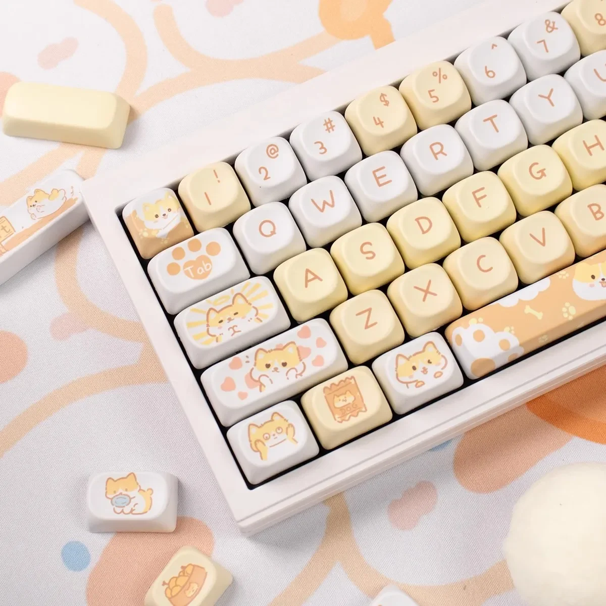 Gaming Keyboard 2026 - 2026 Nieuwe 95-toetsen MOA Profiel Shiba