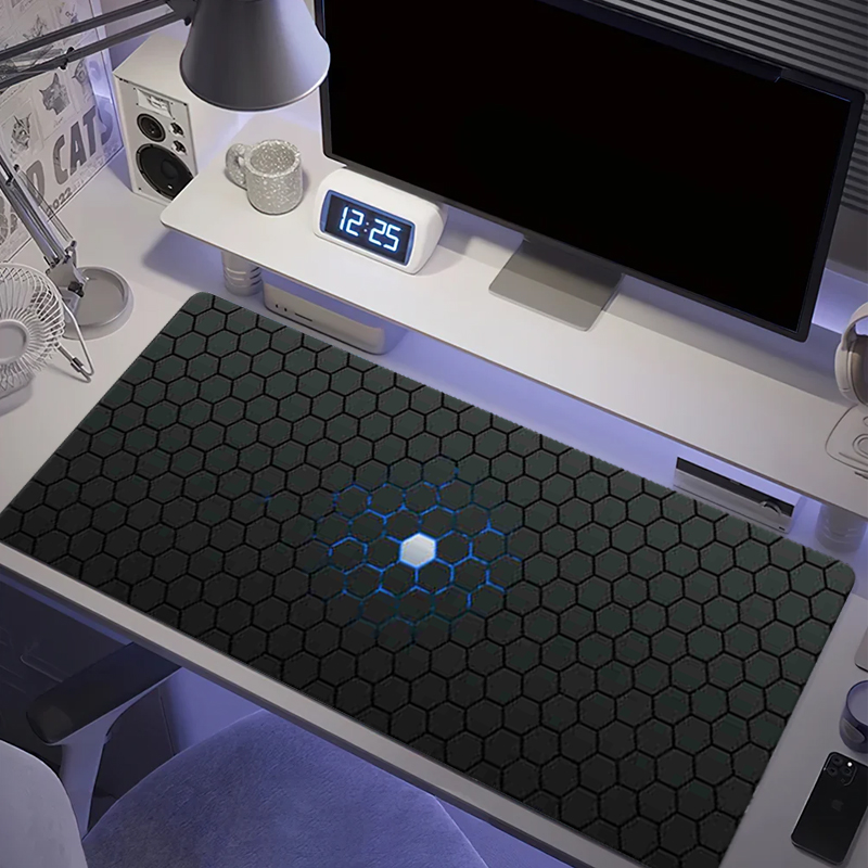 Gaming Keyboard Mouse - Hexagon Grote Gaming Muismat Rechthoekig XXL