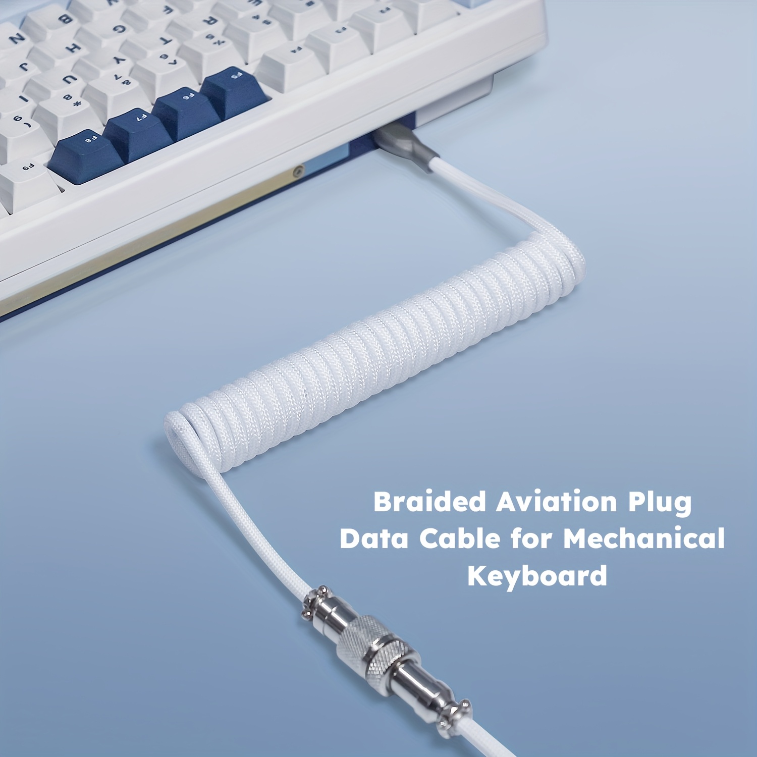 Gaming Keyboard Type C - Mechanische Toetsenbord Opgerolde Kabel Draad Type