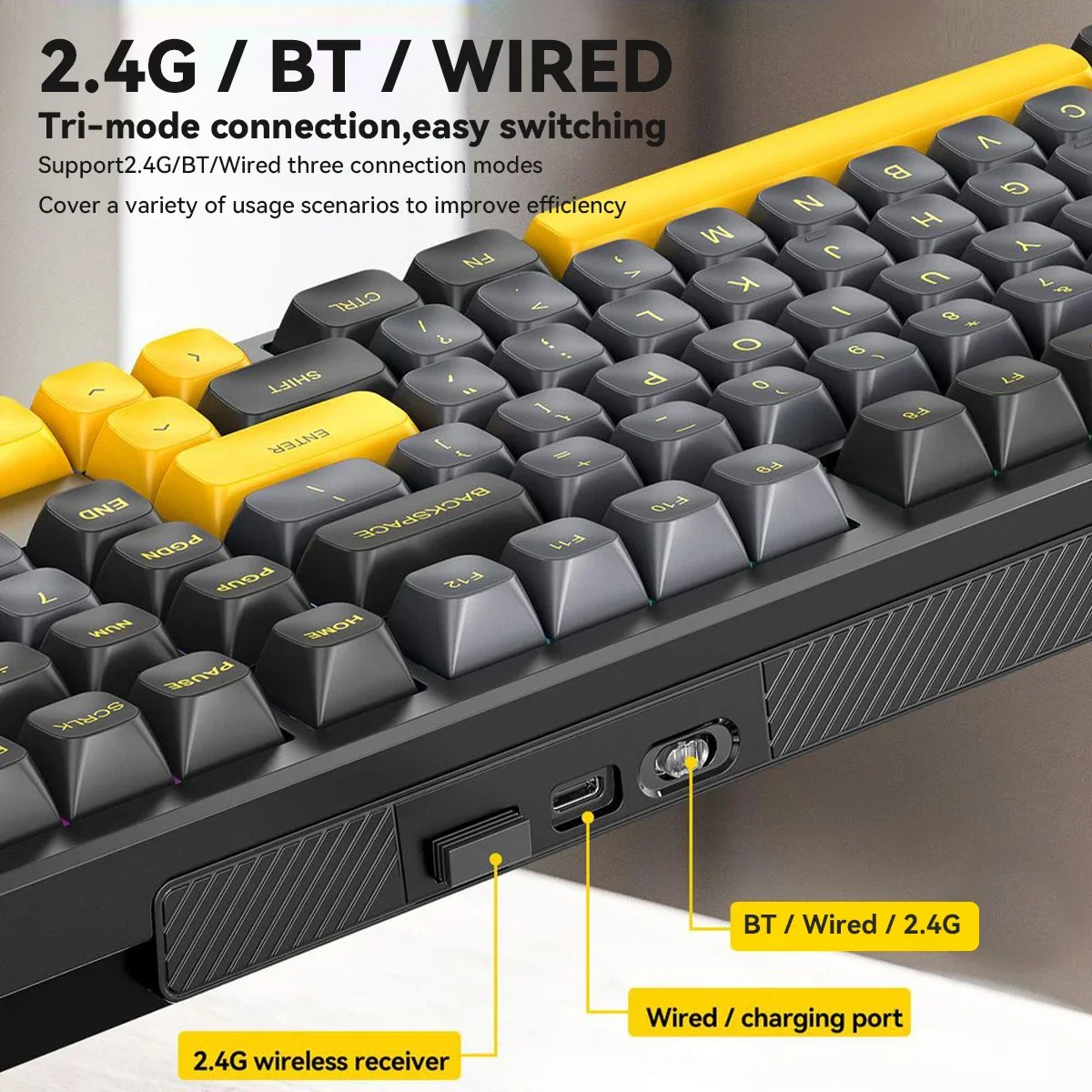 Draadloos mechanisch gamingtoe - Gaming Keyboard Thocky recensie en prijs