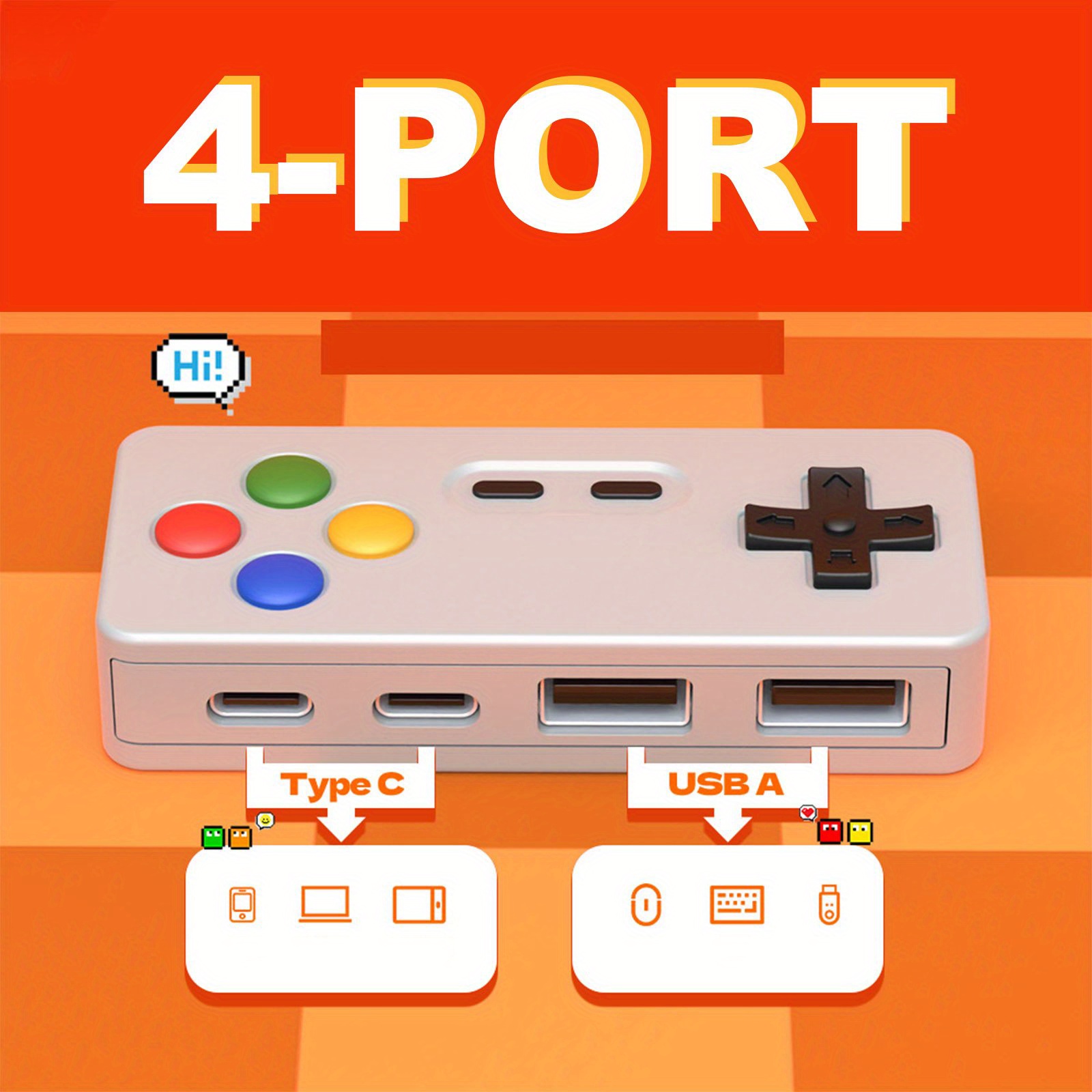 1PC Cartoon USB C Uitbreidings - Gaming Keyboard Type C recensie en prijs