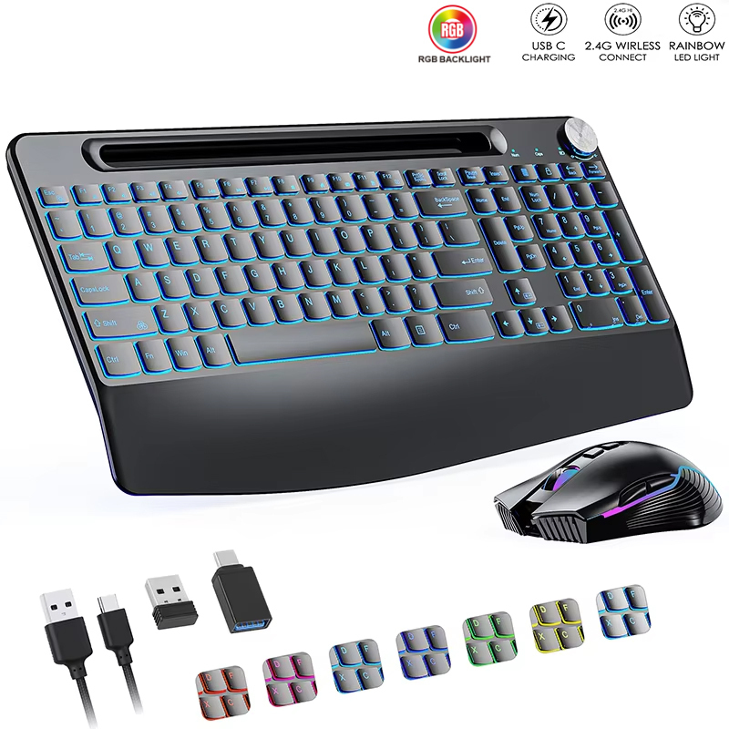 2.4G&Type-C draadloze toetsenb - Gaming Keyboard Type C recensie en prijs