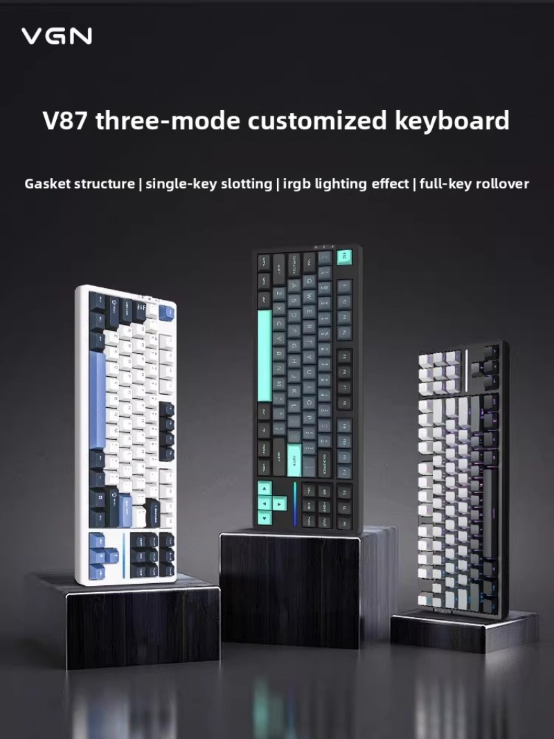 VGN V87 TKL Draadloos mechanis - Gaming Keyboard Thocky recensie en prijs