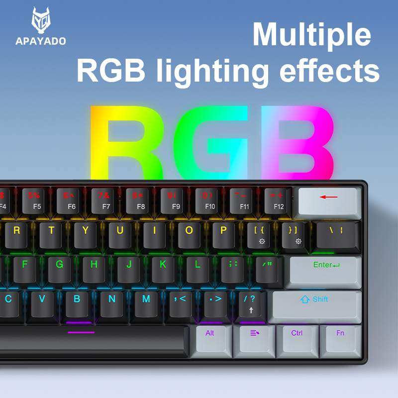APAYADO K61 Mini mechanisch to - Gaming Keyboard Blue recensie en prijs