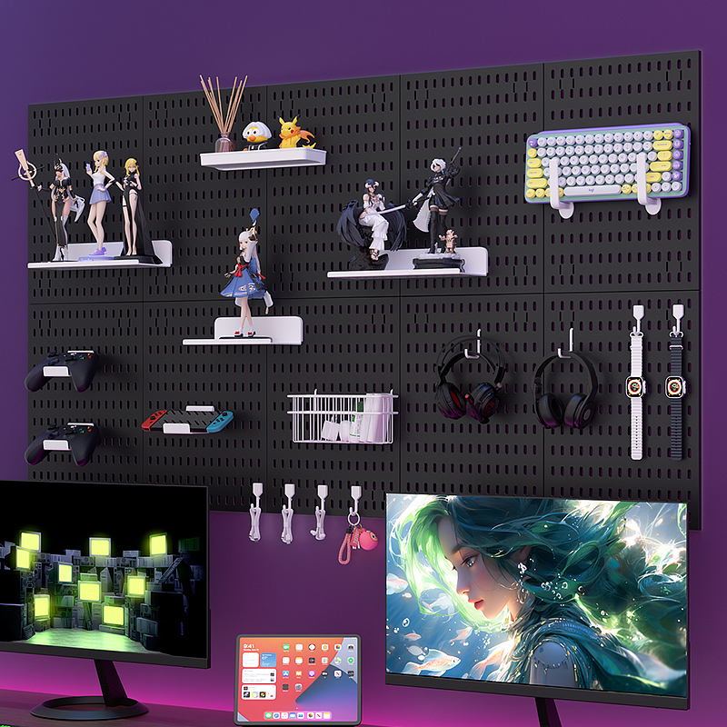 Zelfklevende pegboard-plank vo - Gaming Keyboard Mouse recensie en prijs