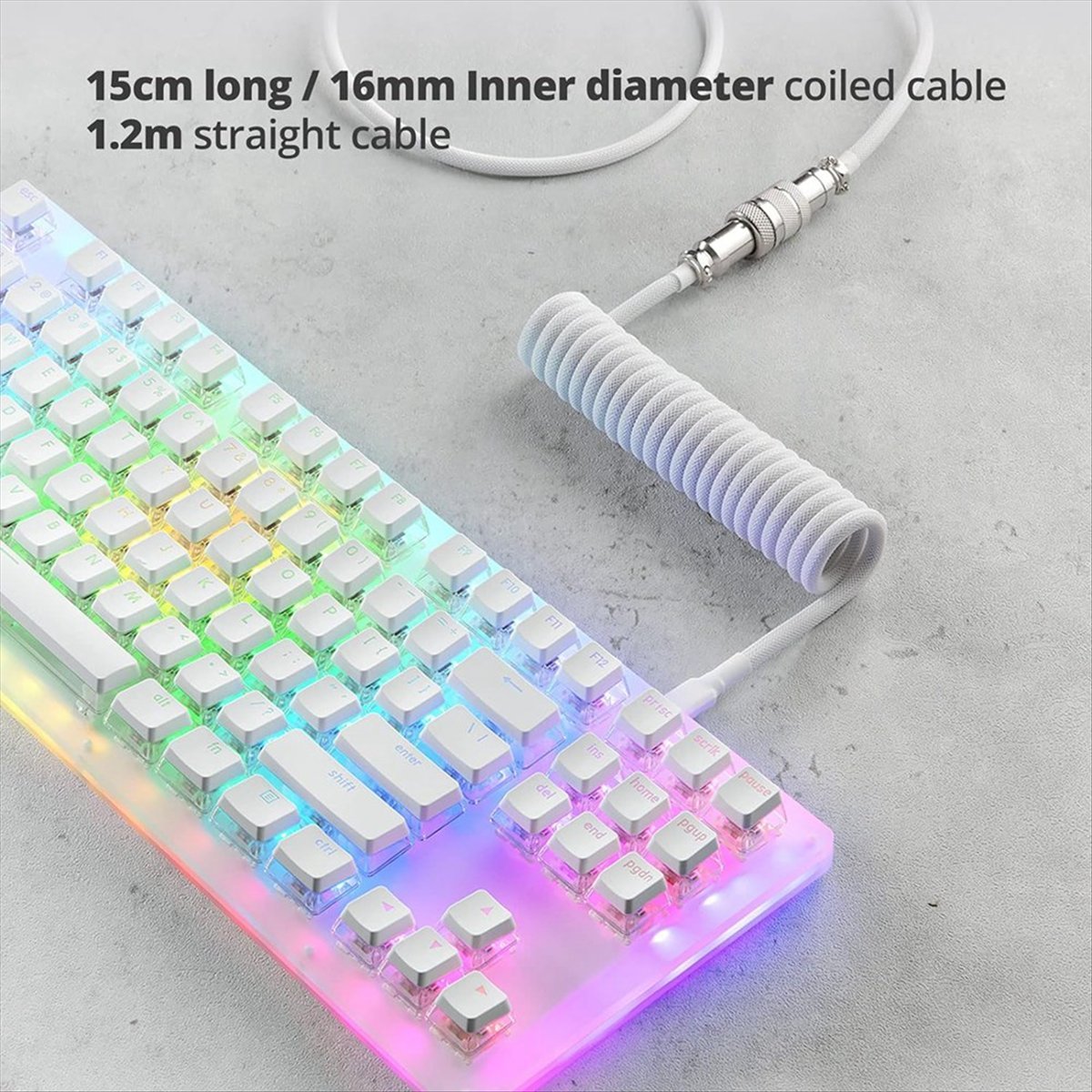 AAAE USB Type-C kabel voor gam - Gaming Keyboard Type C recensie en prijs