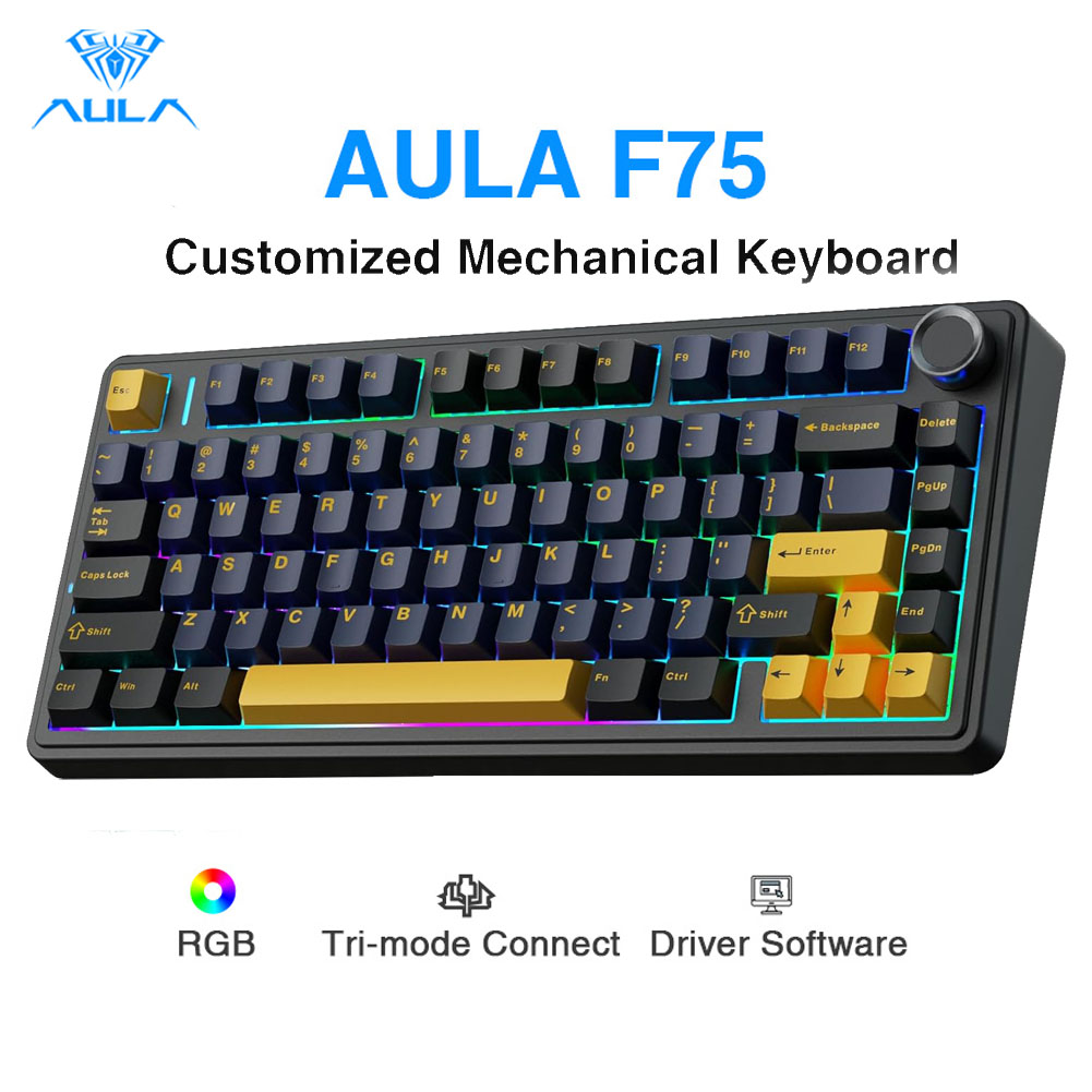 Aula F75 mechanisch toetsenbor - Gaming Keyboard No Number Pad recensie en prijs