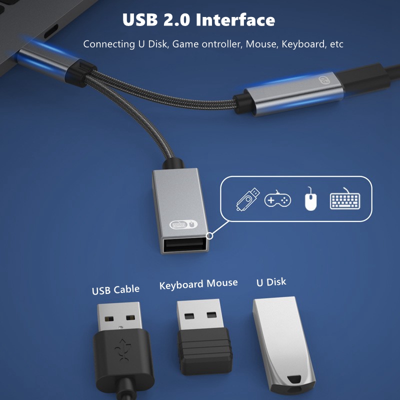 Audio 1 Naar 2 Type-C Naar Usb - Gaming Keyboard Type C recensie en prijs