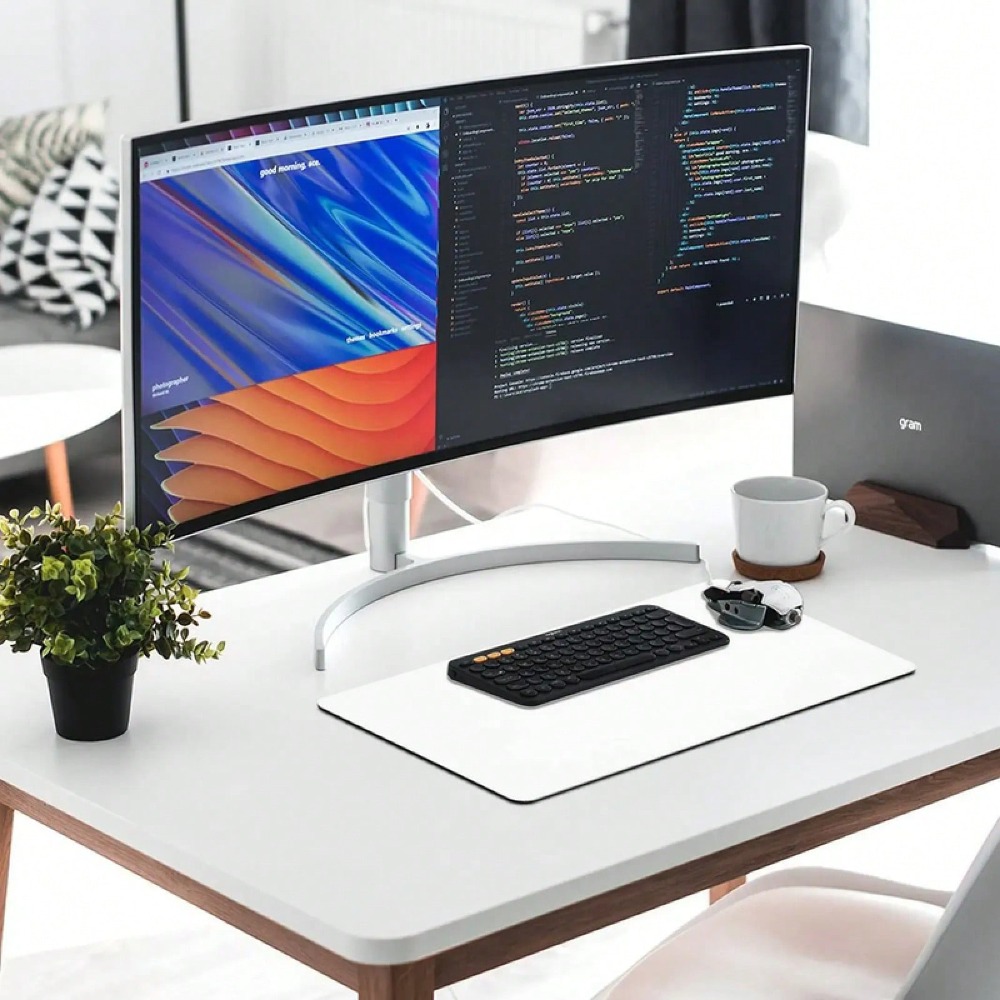 Roze potenprint bureauonderleg - Gaming Keyboard Typewriter recensie en prijs