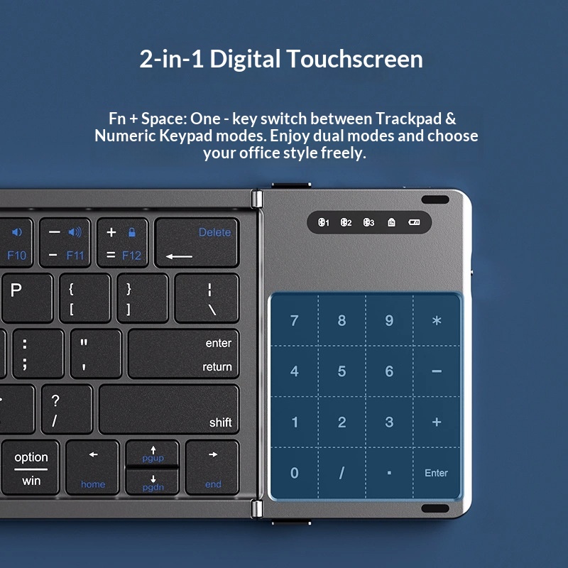 Mengzu Tri Fold draadloos Blue - Gaming Keyboard Wireless recensie en prijs